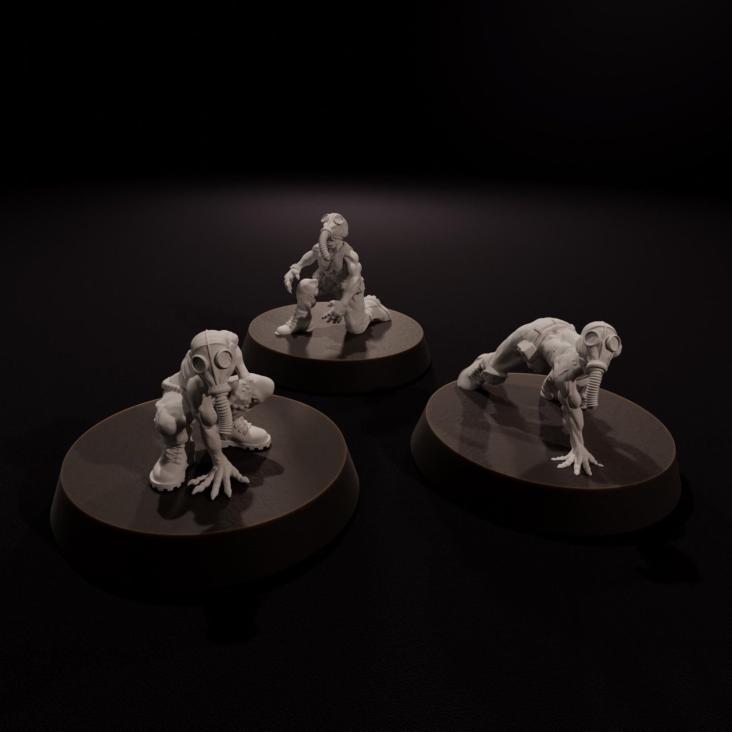 Gasmask Ghouls - Tales from the Radiation Zone - Post Apocalyptic 28mm/32mm Miniatures