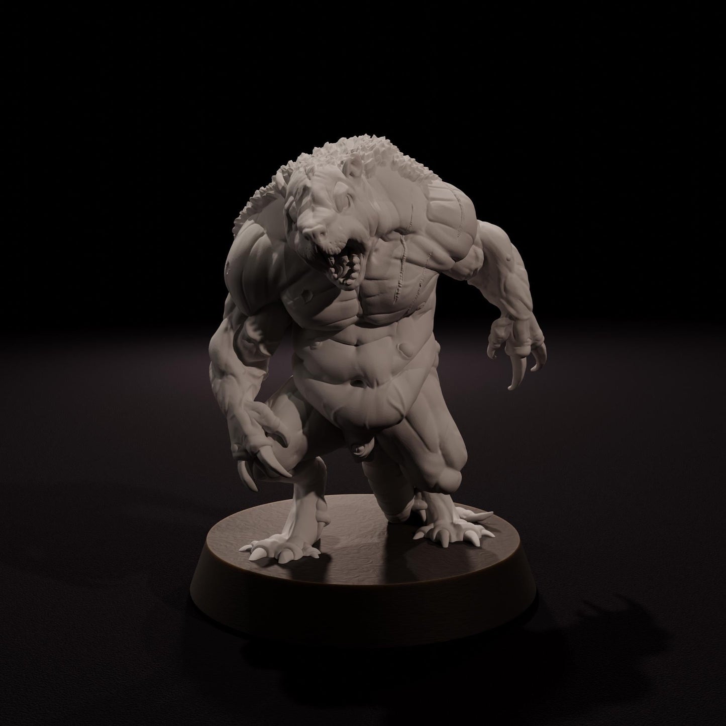 Mutated Rat King Miniature: Post Apocalyptic Tabletop Gaming (28mm/32mm)