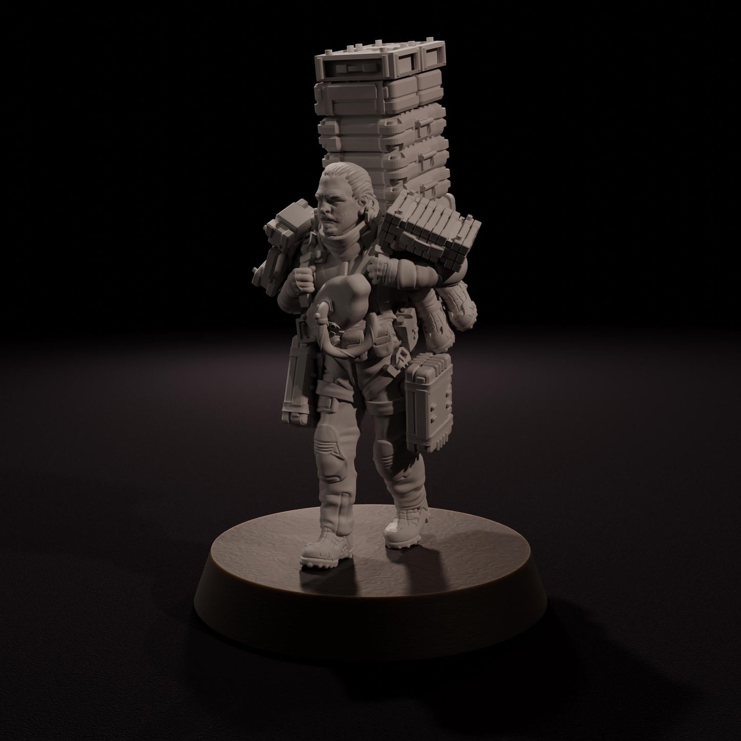 The Stranded Courier - SkullForge Studios - Sci-Fi Tabletop Miniatures