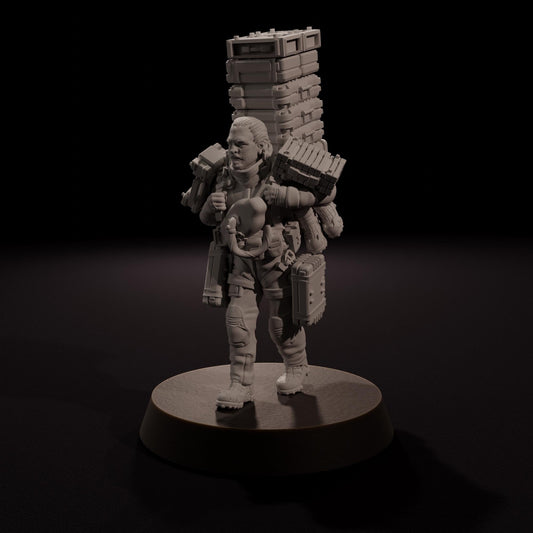 The Stranded Courier - SkullForge Studios - Sci-Fi Tabletop Miniatures