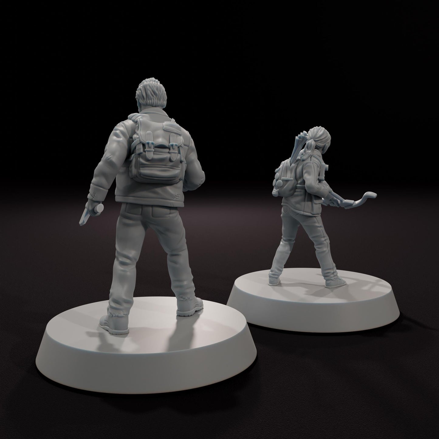 The Cure and Contractor - Outbreak Survival - SkullForge Studios - 3D Printed Resin Figures for STALKER, Fallout, Zona Alfa