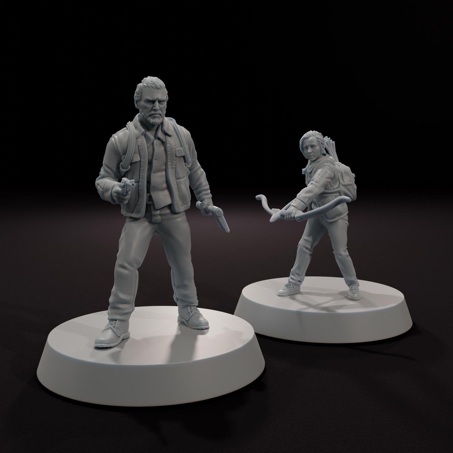 The Cure and Contractor - SkullForge Studios - Post Apocalyptic Miniatures