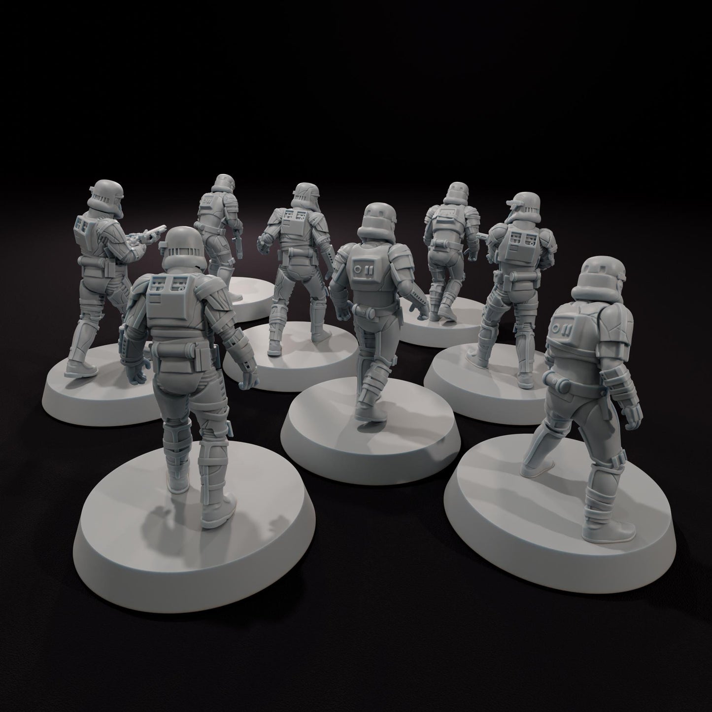 Zombie Dusk Troopers - SkullForge Studios - Sci-Fi Tabletop Miniatures