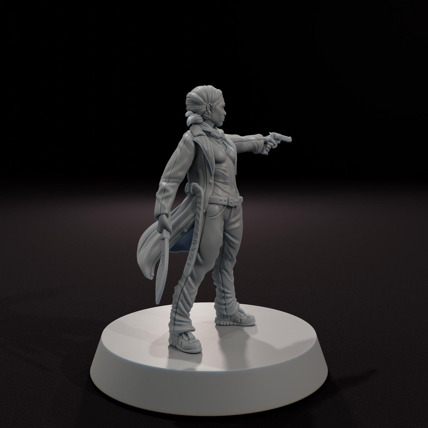 Selena the Survivor - Aftermath Studios - Post-Apocalyptic Horror Miniature