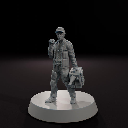 Sci-Fi Horror Miniature: Starship Technician 3D Printed Resin Figure