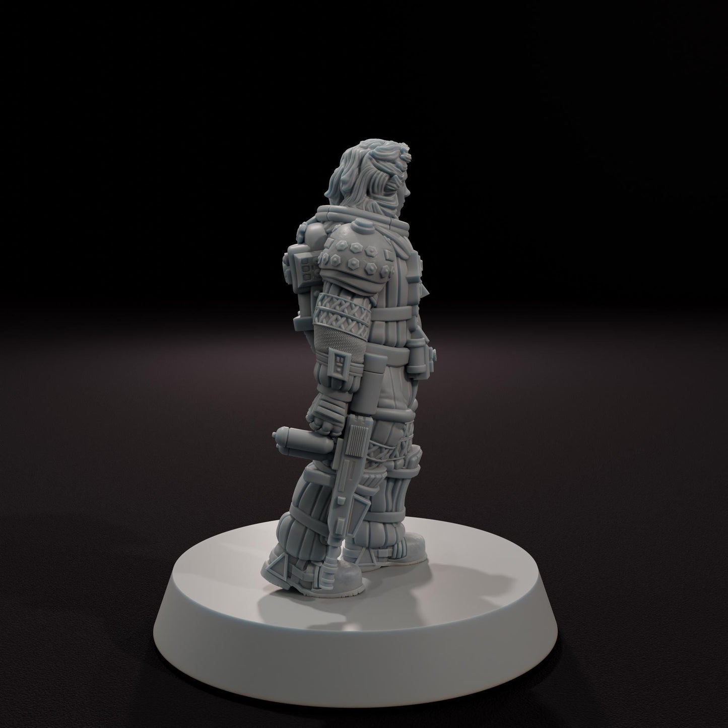 Spacesuit Warrant Officer - Aftermath Studios - Sci-Fi Tabletop Miniatures