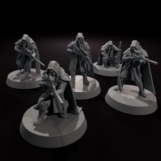 Doomghast Snipers - SkullForge Studios - Sci-Fi Tabletop Miniatures