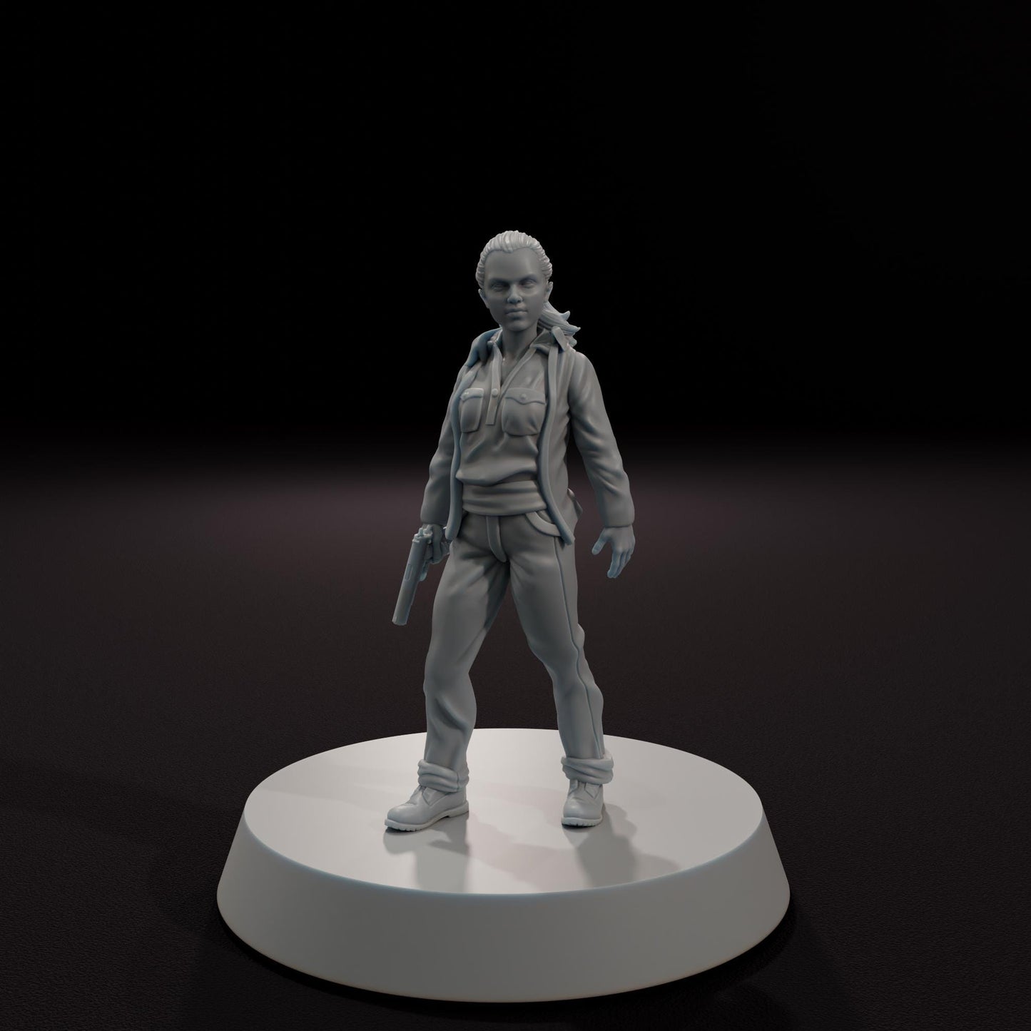 Hannah the Survivor - Aftermath Studios - Post-Apocalyptic Horror Miniature