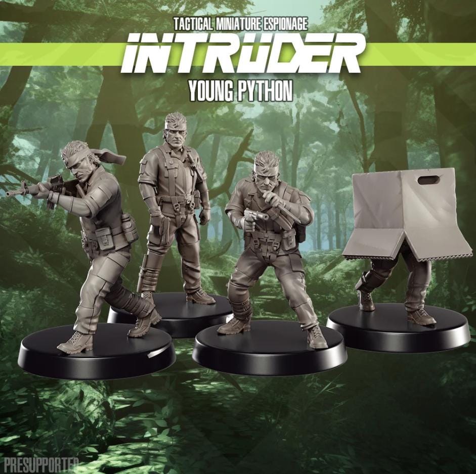 Young Python - SkullForge Studios - Tabletop Miniatures for Tactical Espionage Action