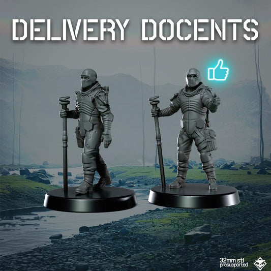 Delivery Docents  - SkullForge Studios - Sci-Fi Tabletop Miniatures
