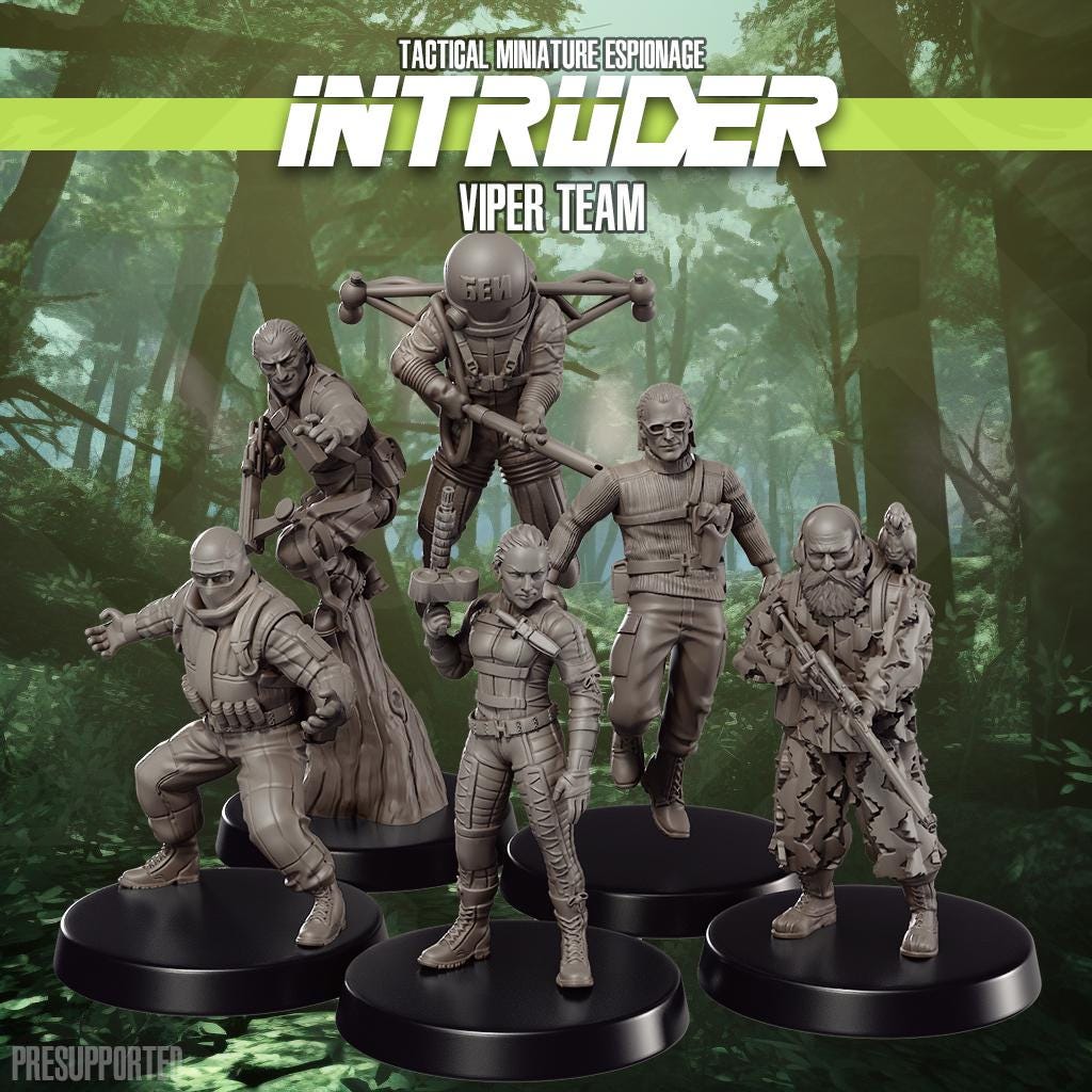 Viper Team - SkullForge Studios - Tabletop Miniatures for Tactical Espionage Action