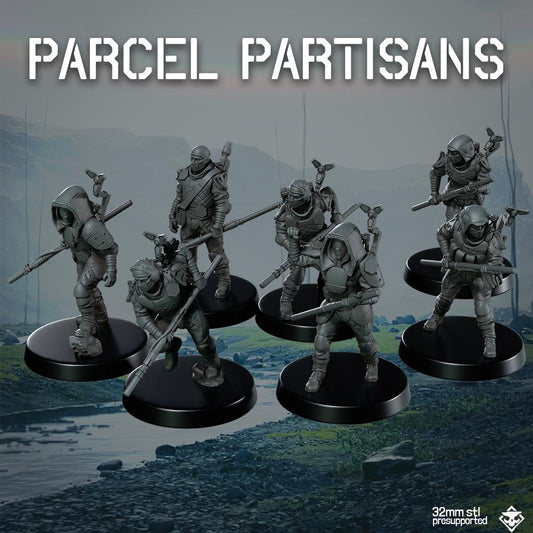 Parcel Partisans - SkullForge Studios - Sci-Fi Resin Miniatures