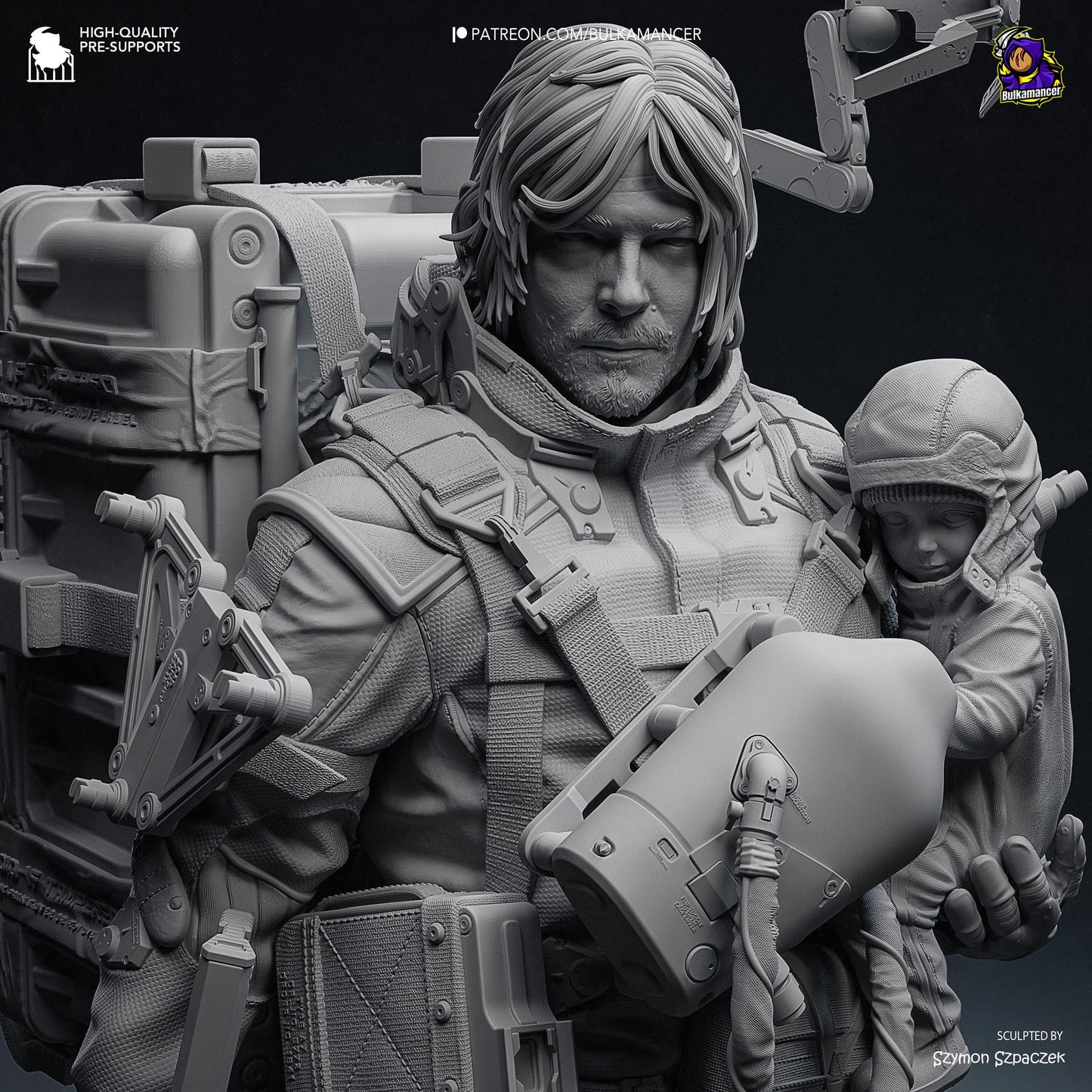 Delivery Man - 1/8 Scale Resin Statue - Bulkamancer Sculpts - Unpainted Kit