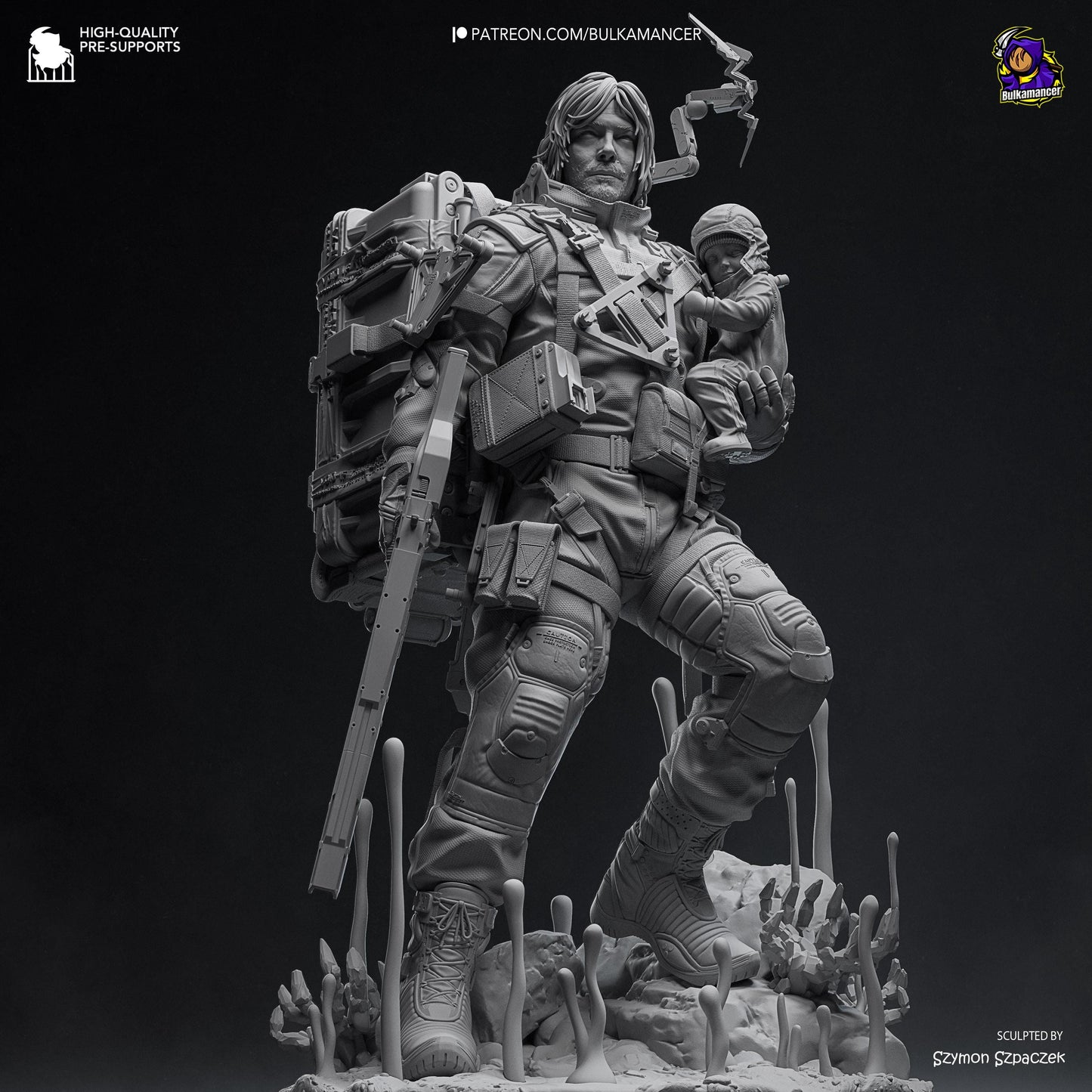 Delivery Man - 1/8 Scale Resin Statue - Bulkamancer Sculpts - Unpainted Kit