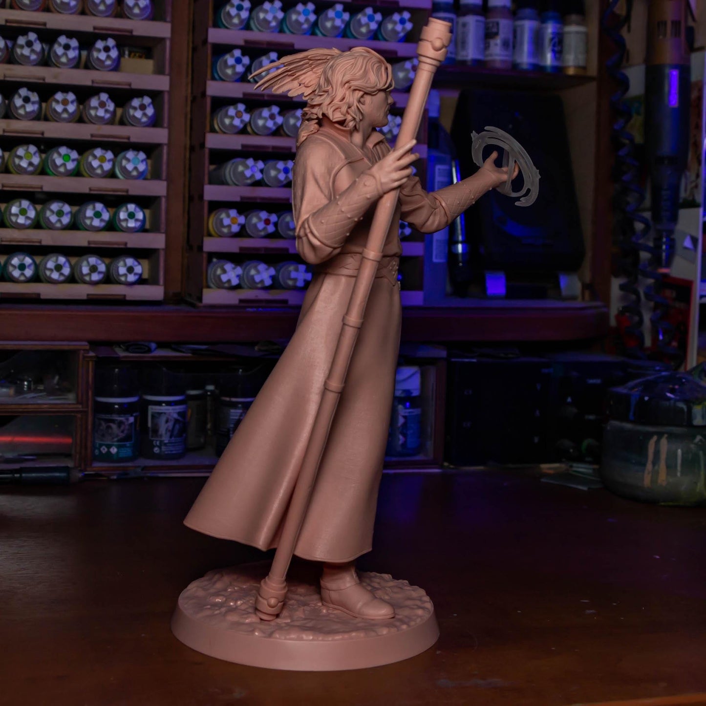 Goddess-Favored Wizard - 1/8 Scale Resin Statue - Bulkamancer Sculpts - Unpainted Kit