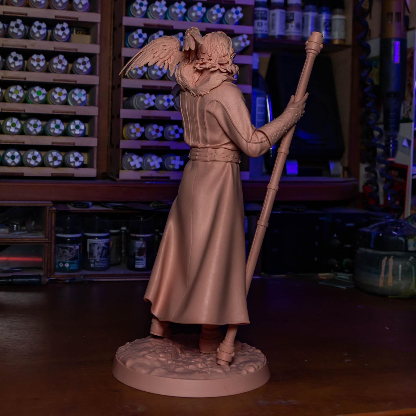 Goddess-Favored Wizard - 1/8 Scale Resin Statue - Bulkamancer Sculpts - Unpainted Kit