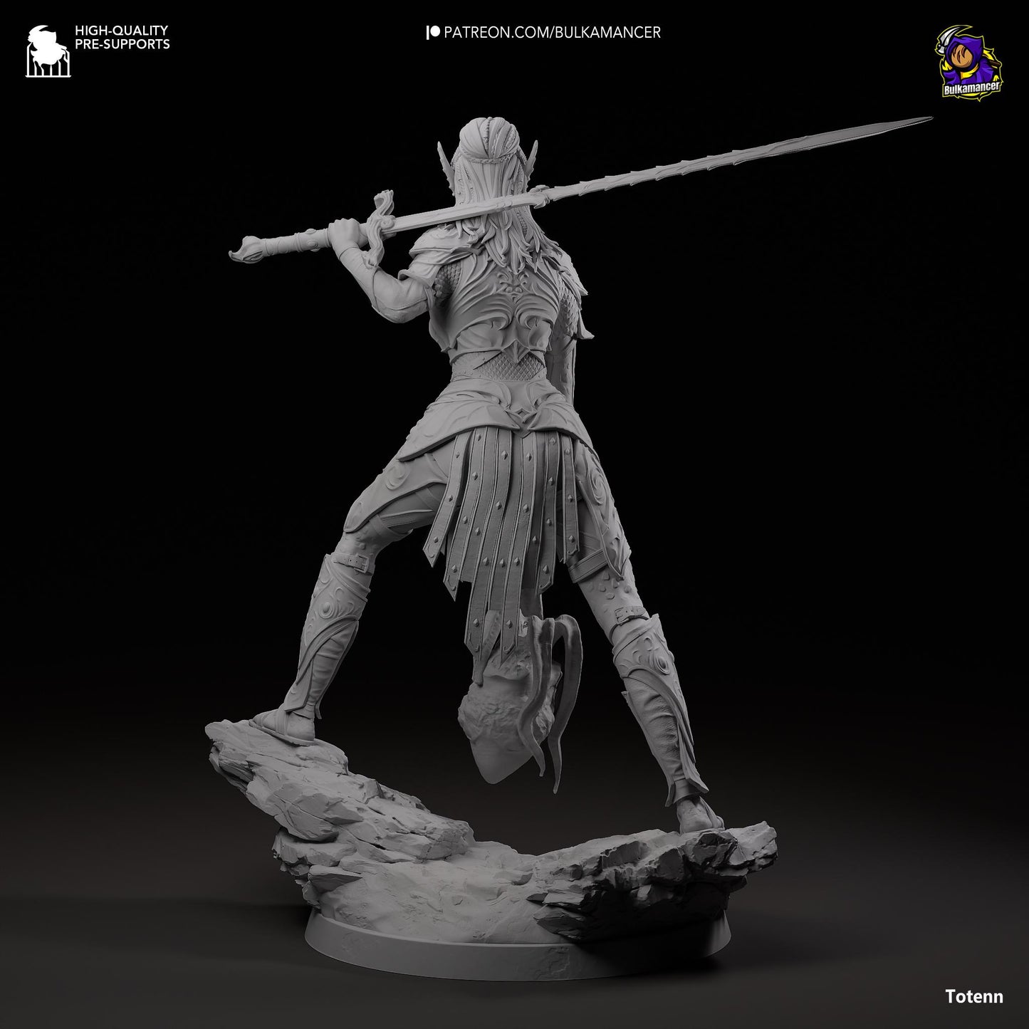 Judgemental Warrior - 1/8 Scale Resin Statue - Bulkamancer Sculpts - Unpainted Kit