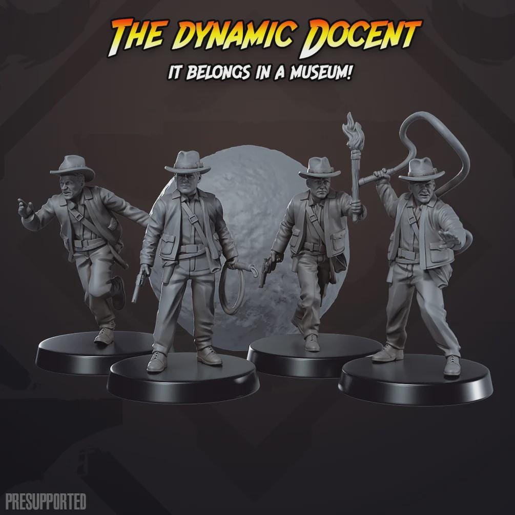 The Dynamic Docent - SkullForge Studios - Tabletop Miniatures