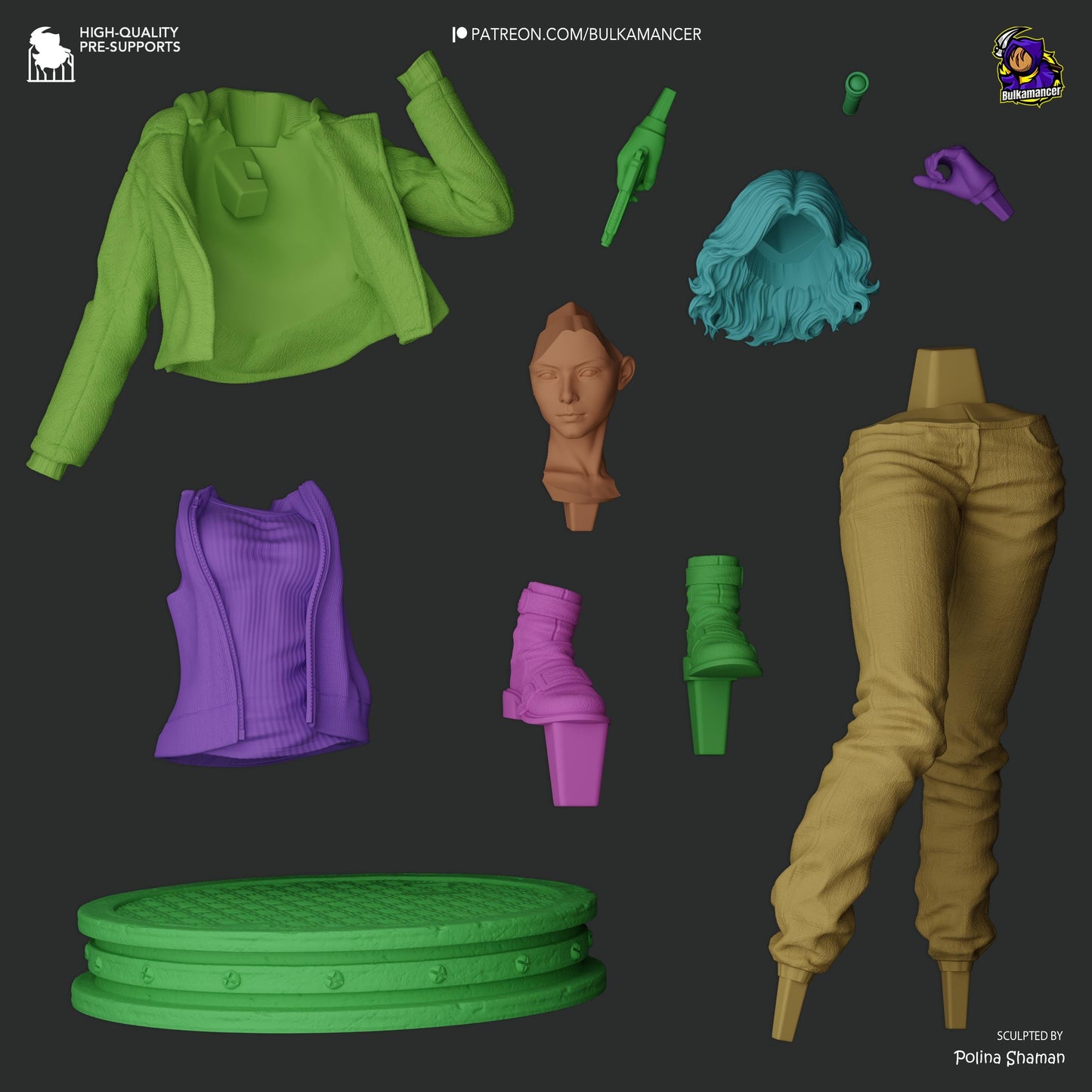 FBI Open Up - 226mm Resin Statue - Bulkamancer Sculpts - Unpainted Kit