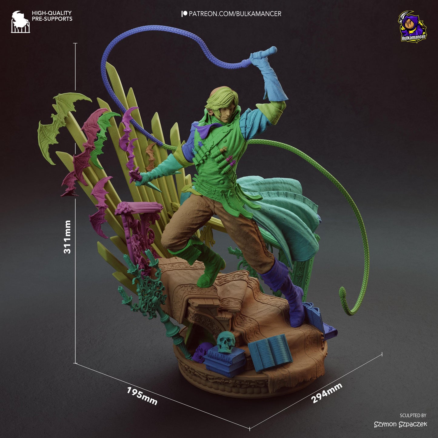 Vampire Hunter - 311mm Resin Statue - Bulkamancer Sculpts - Unpainted Kit