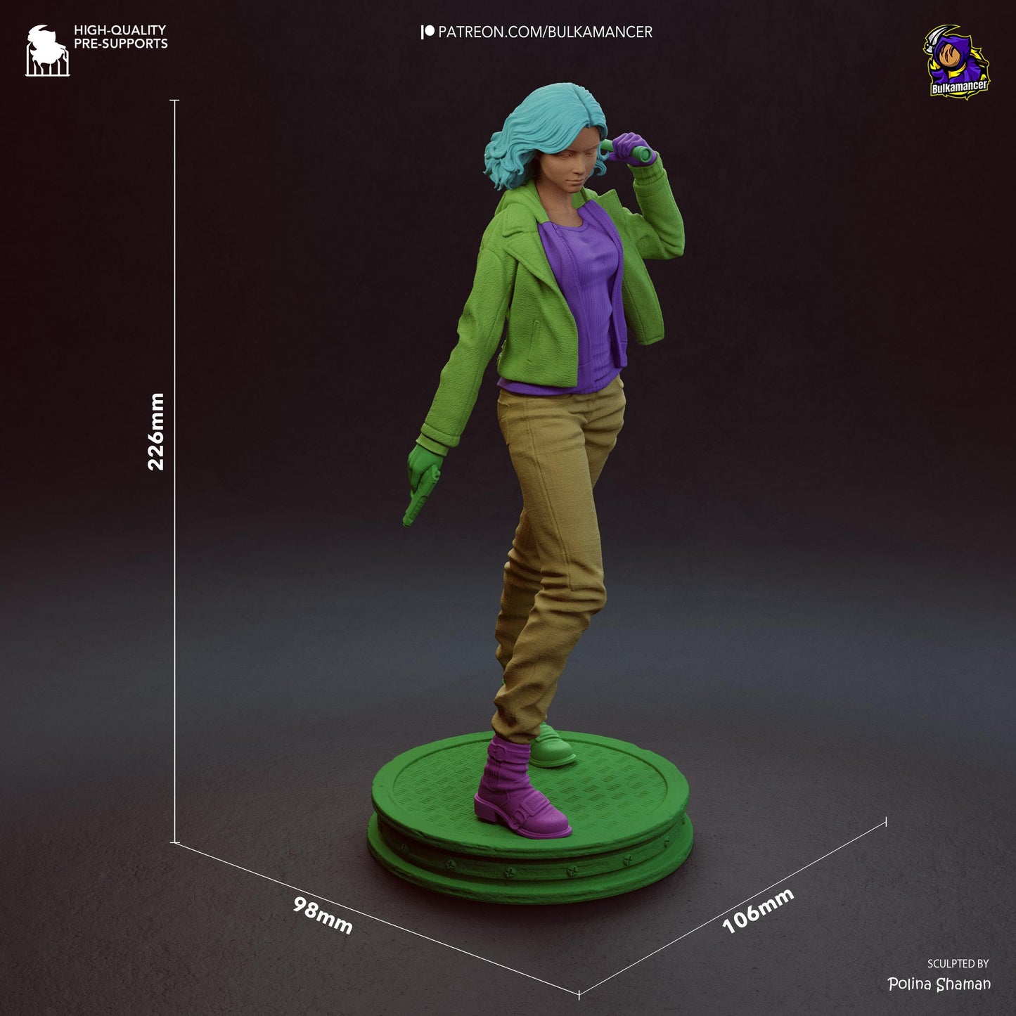 FBI Open Up - 226mm Resin Statue - Bulkamancer Sculpts - Unpainted Kit