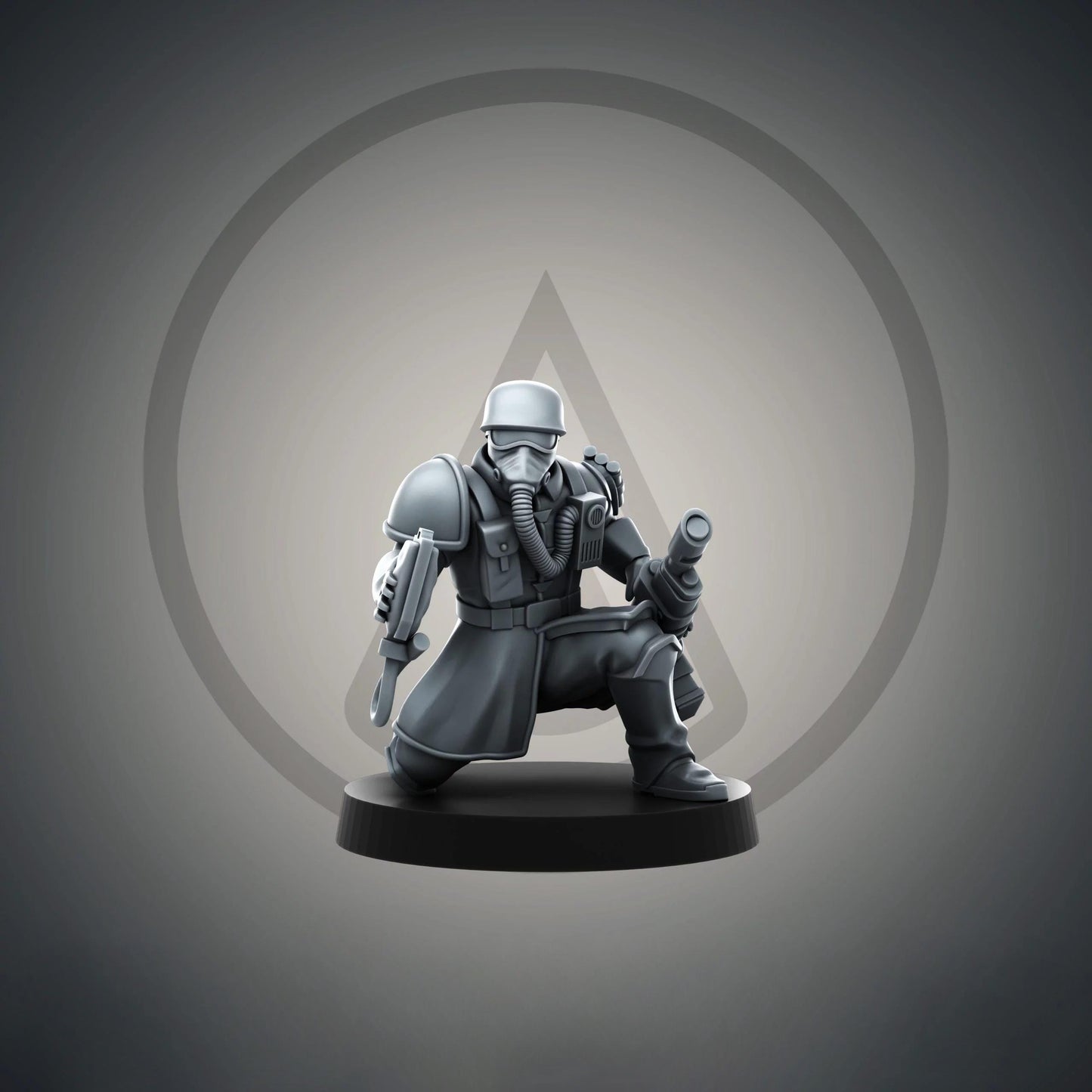 Deuterium Soldiers Leadership Units - ProxyBrewer - Grimdark Sci-Fi Tabletop Miniatures