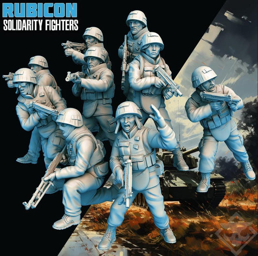 Rubicon Solidarity Fighters - SkullForge Studios -  Tabletop Miniatures