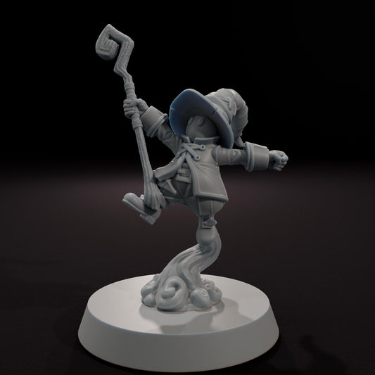 The Little Black Mage -  32mm Scale Fantasy Tabletop RPG Miniature