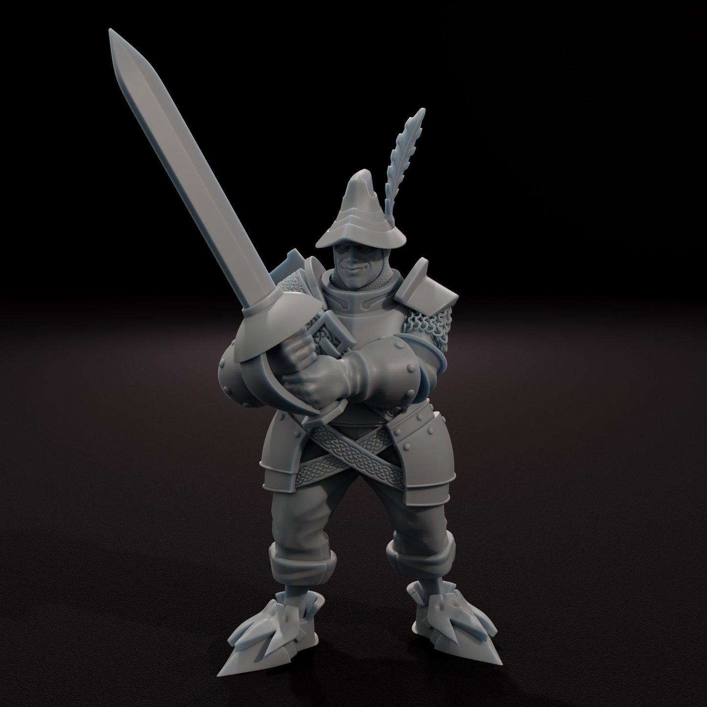 The Rusty Knight -  32mm Scale Fantasy Tabletop RPG Miniature