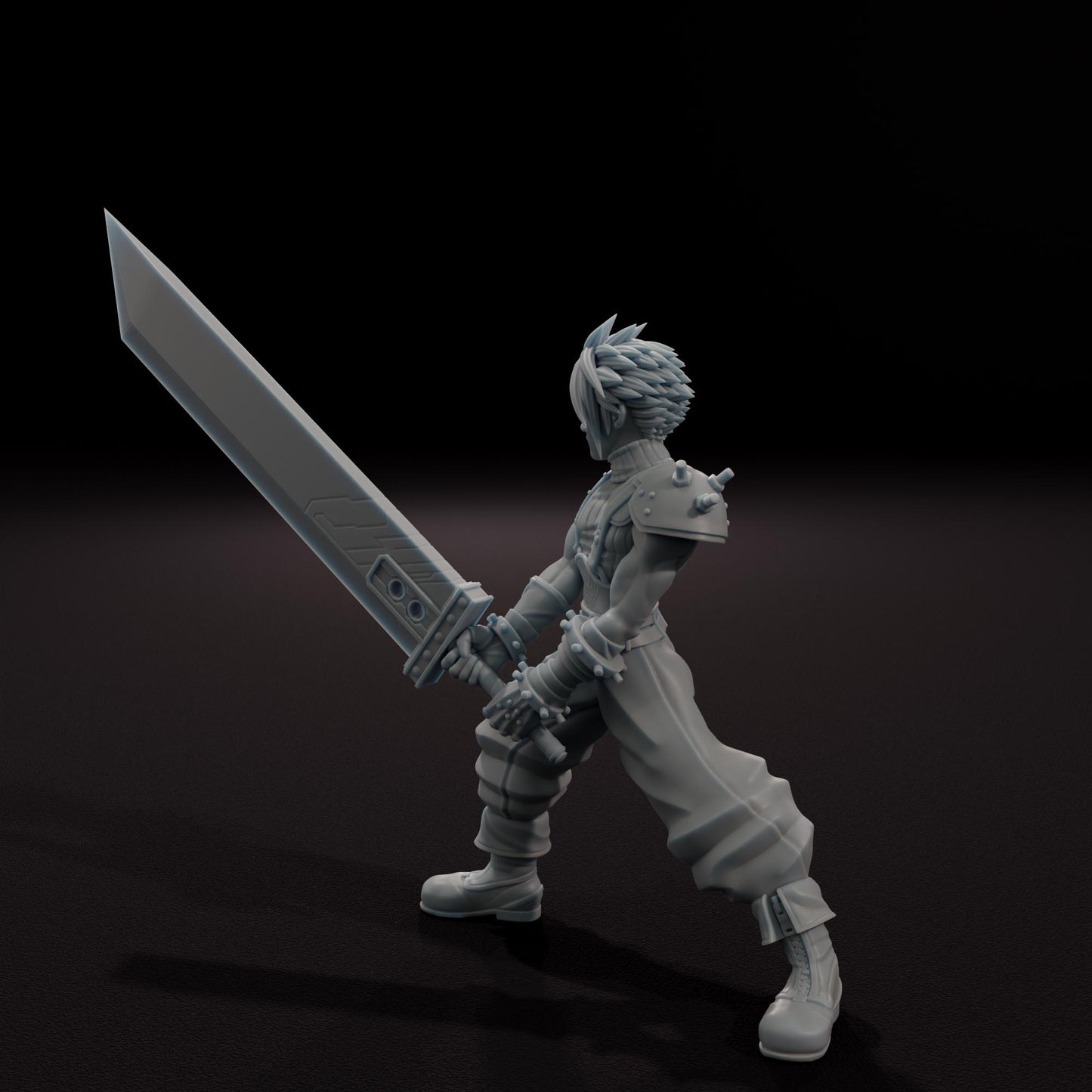The Avalanche Mercenary -  32mm Scale Fantasy Tabletop RPG Miniature