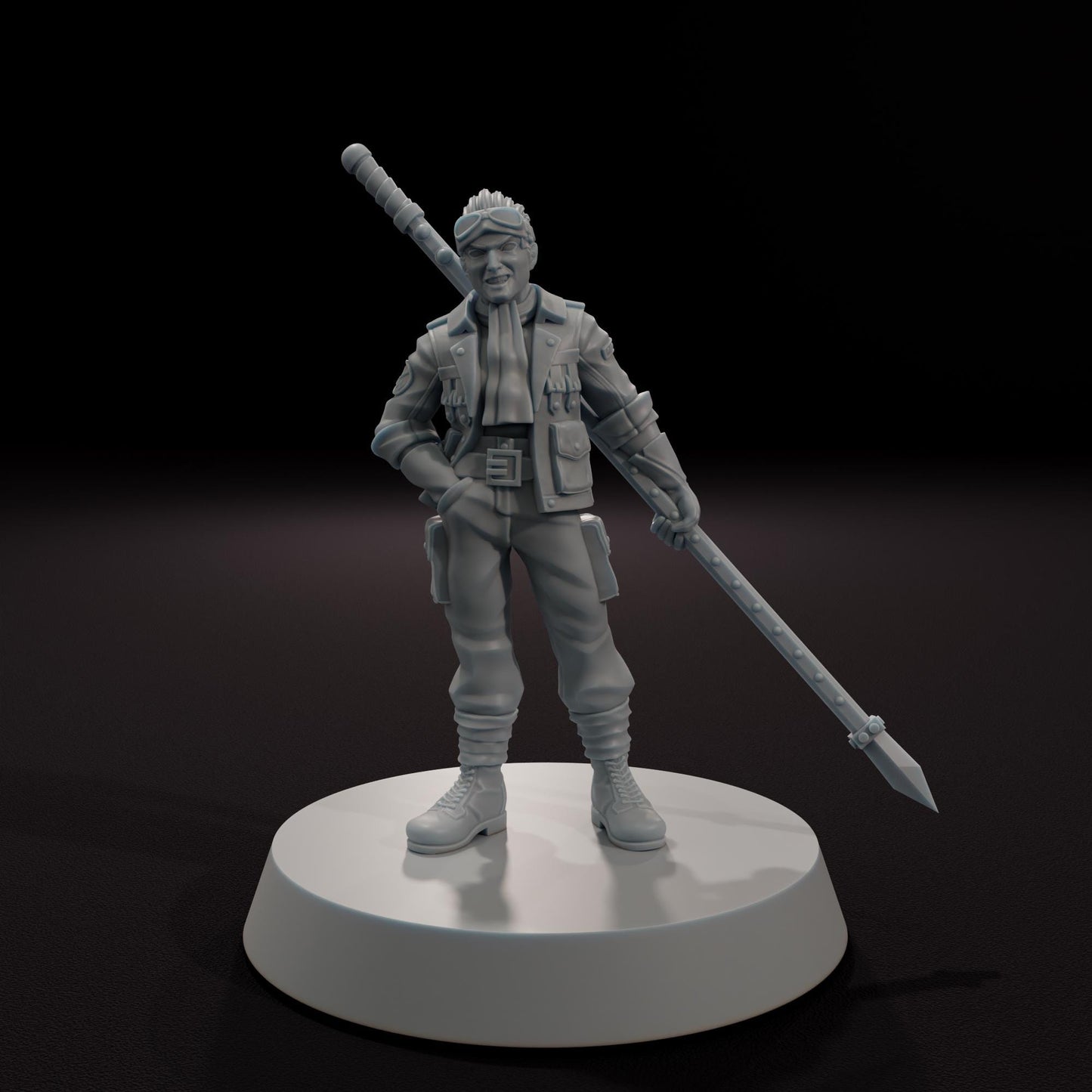 The Highwind Dragoon -  32mm Scale Fantasy Tabletop RPG Miniature