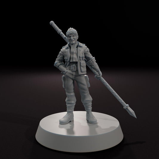 The Highwind Dragoon -  32mm Scale Fantasy Tabletop RPG Miniature