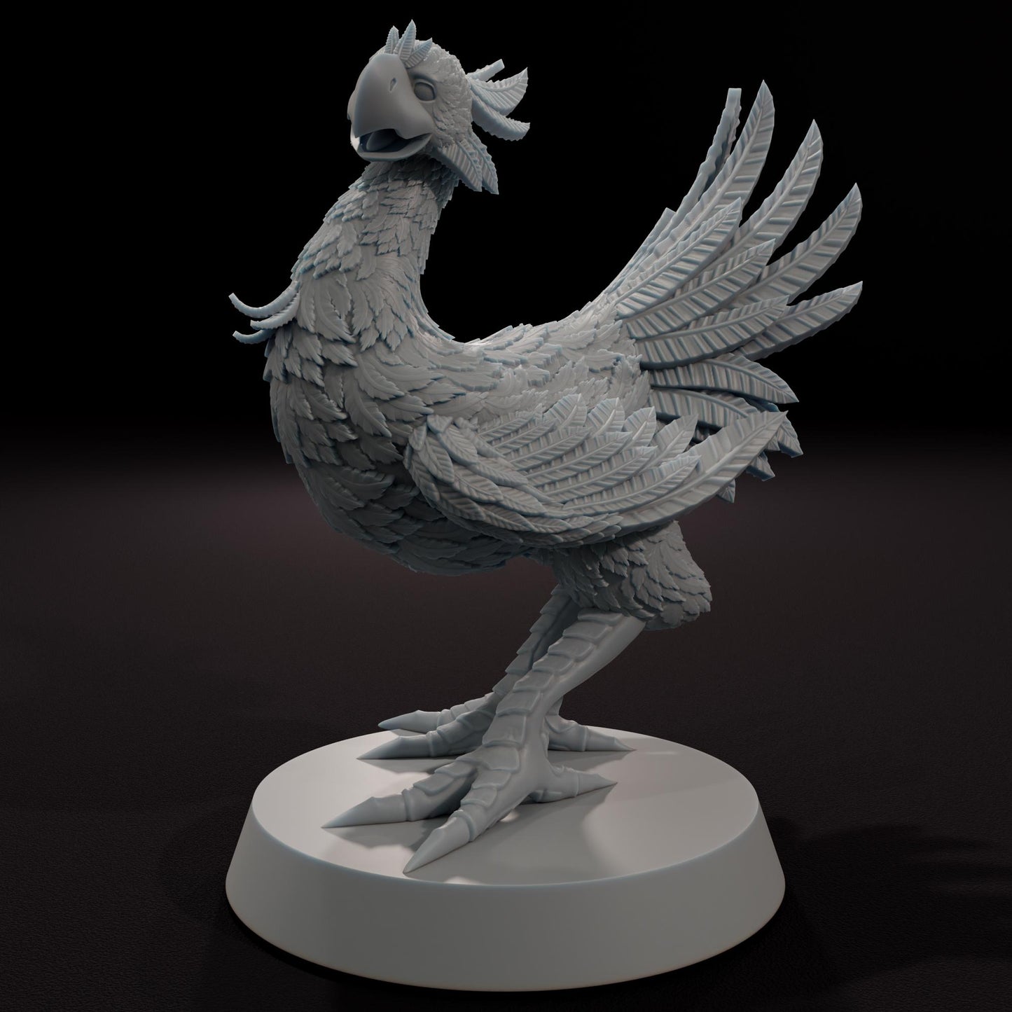 Giant Riding Bird -  32mm Scale Fantasy Tabletop RPG Miniature