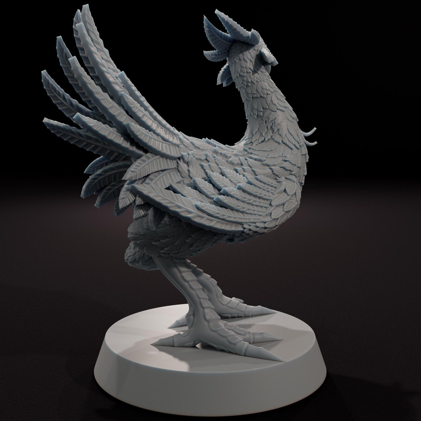 Giant Riding Bird -  32mm Scale Fantasy Tabletop RPG Miniature