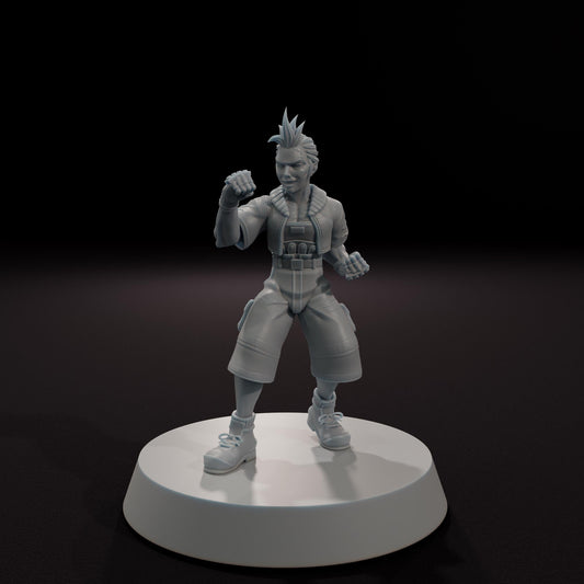 The Academy Brawler -  32mm Scale Fantasy Tabletop RPG Miniature