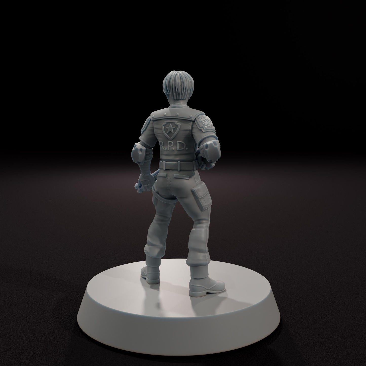 Rookie Police Officer -  32mm Scale Post-Apocalyptic Horror Miniature