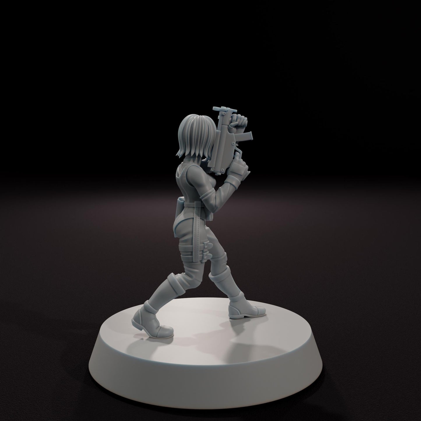 Dinosaur Hunter -  32mm Scale Post-Apocalyptic Horror Miniature
