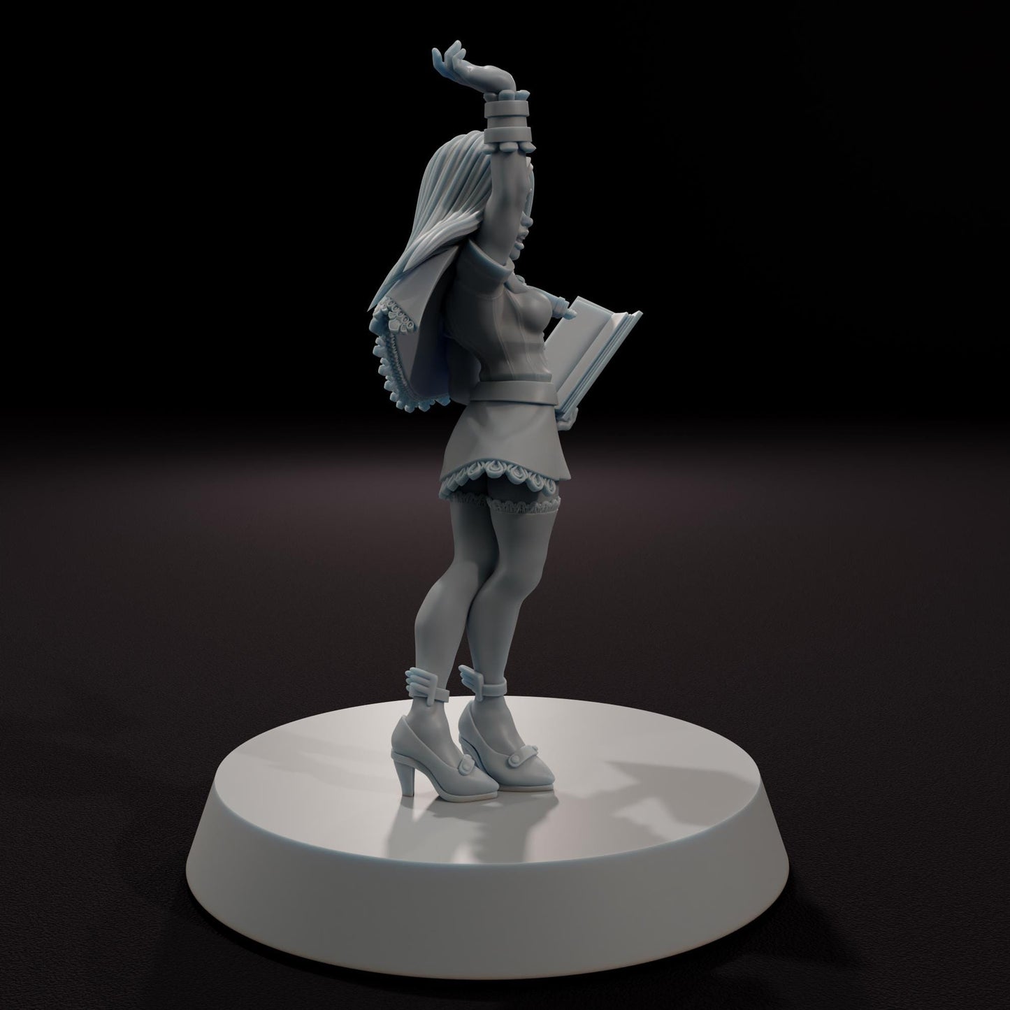 Nocturne Sorceress -  32mm Scale Gothic Fantasy Miniature