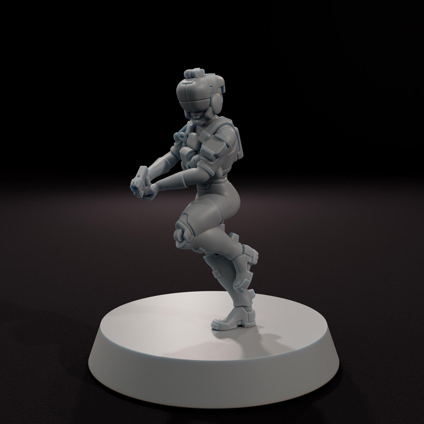 Samsara Scout Mercenary Frame - Multiple Poses - SkullForge Studios - Sci-Fi Tabletop Miniatures
