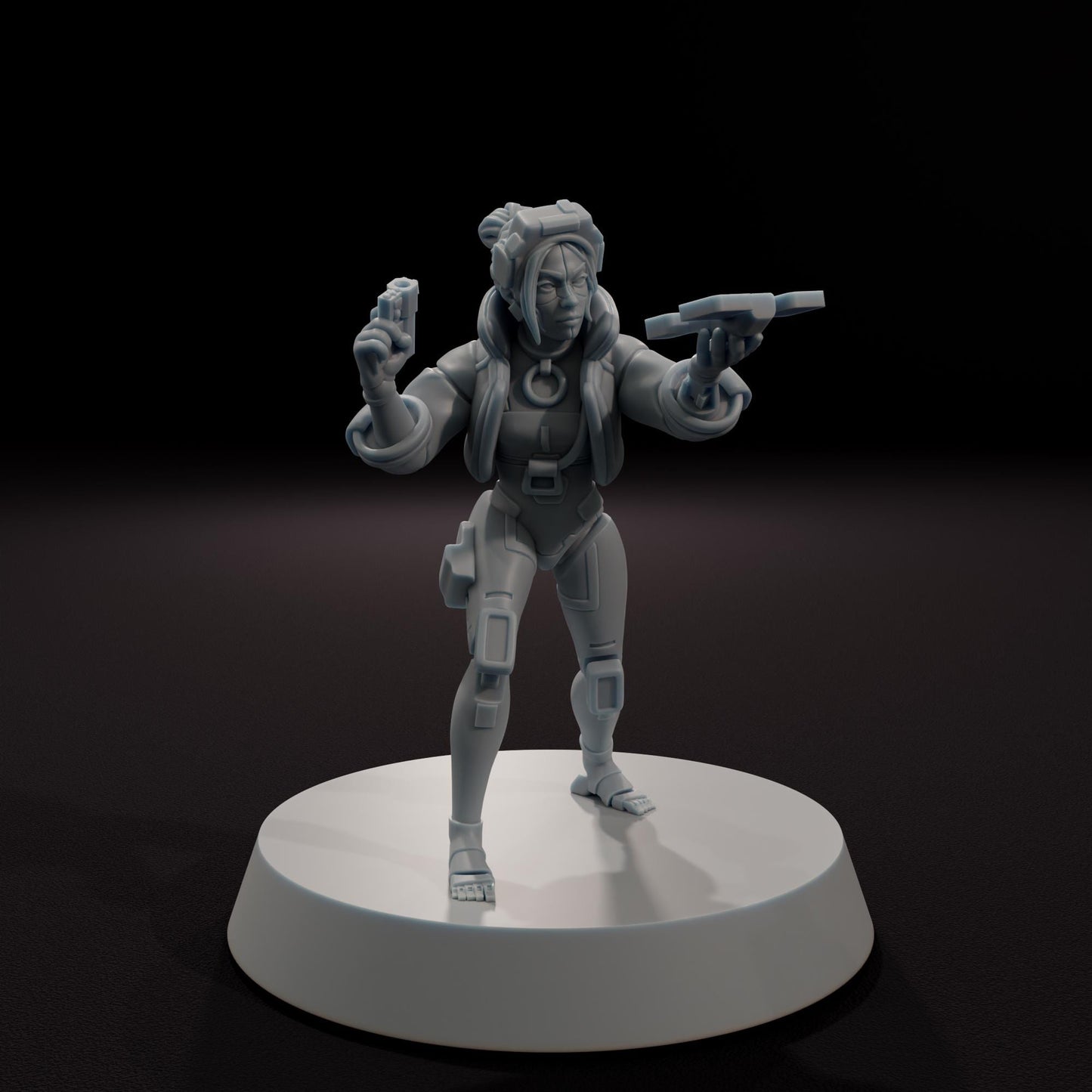 Samsara Rogue Mercenary Frame - Multiple Poses - SkullForge Studios - Sci-Fi Tabletop Miniatures