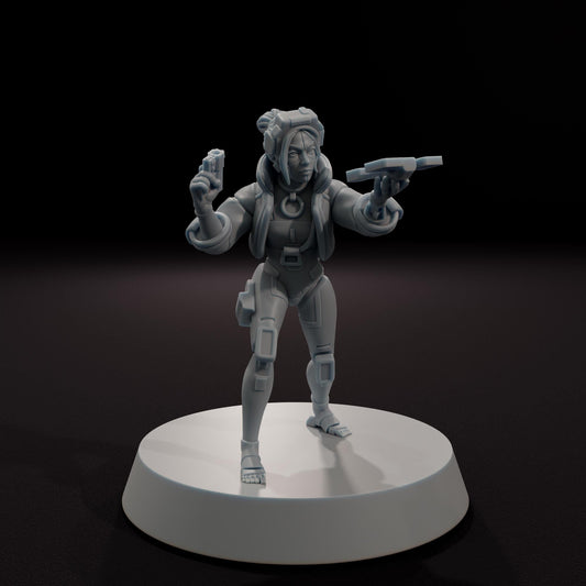 Samsara Rogue Mercenary Frame - Multiple Poses - SkullForge Studios - Sci-Fi Tabletop Miniatures