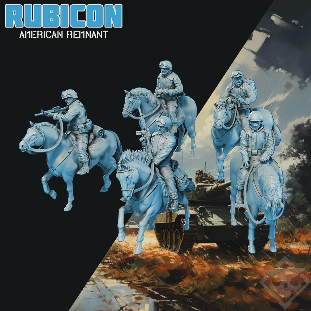 Rubicon American Remnant Cavalry - SkullForge Studios -  Tabletop Miniatures