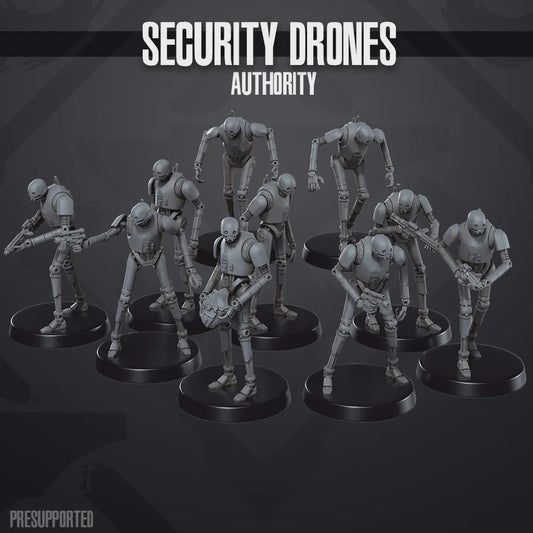 Authority KX Security Drones - SkullForge Studios - Sci-Fi Tabletop Miniatures