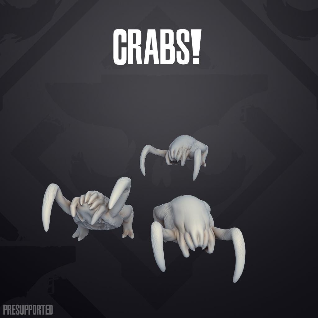 Crabs! - SkullForge Studios - Sci-Fi Tabletop Miniatures