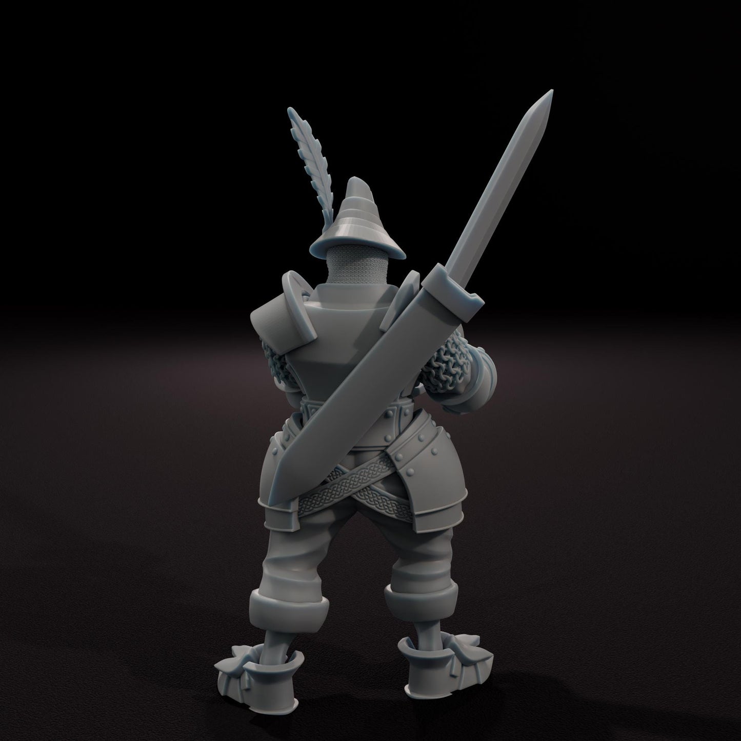The Rusty Knight -  32mm Scale Fantasy Tabletop RPG Miniature