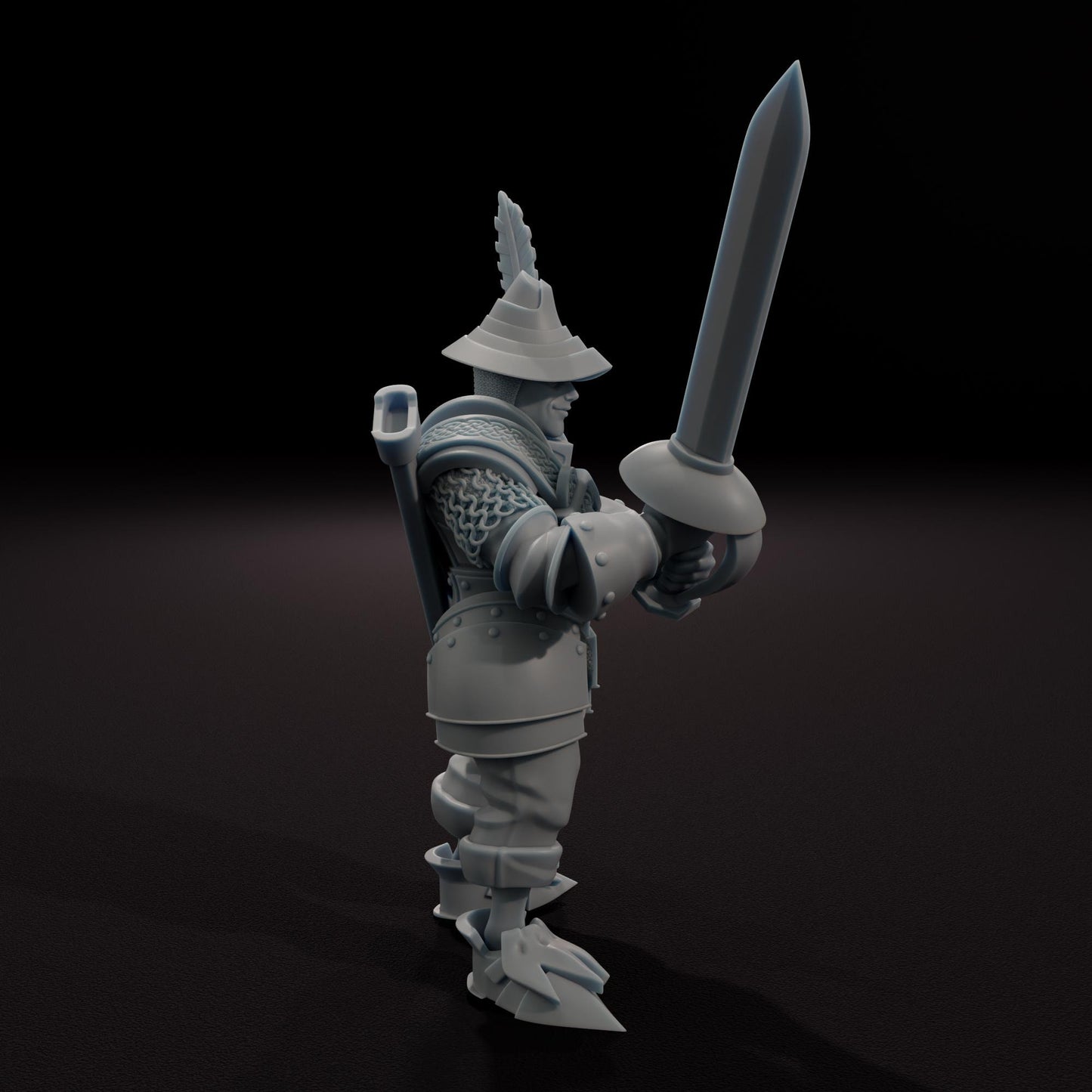 The Rusty Knight -  32mm Scale Fantasy Tabletop RPG Miniature