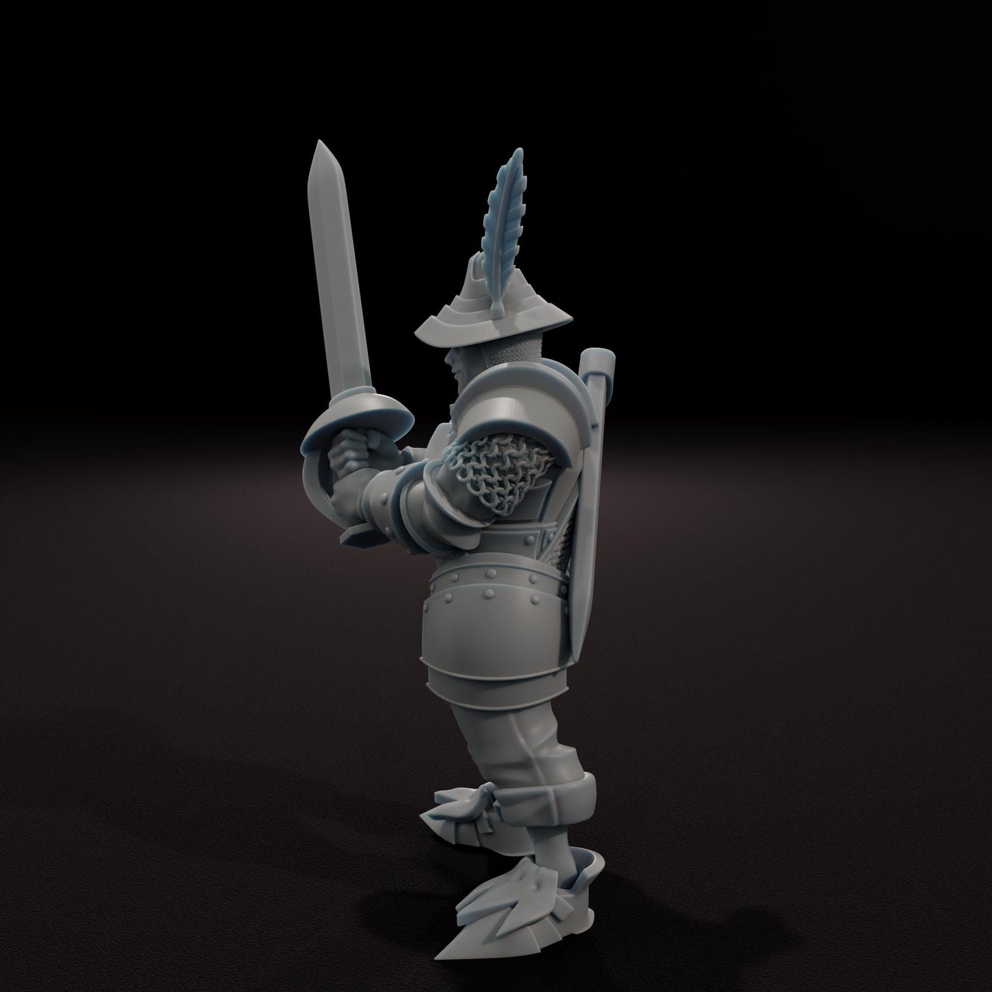 The Rusty Knight -  32mm Scale Fantasy Tabletop RPG Miniature