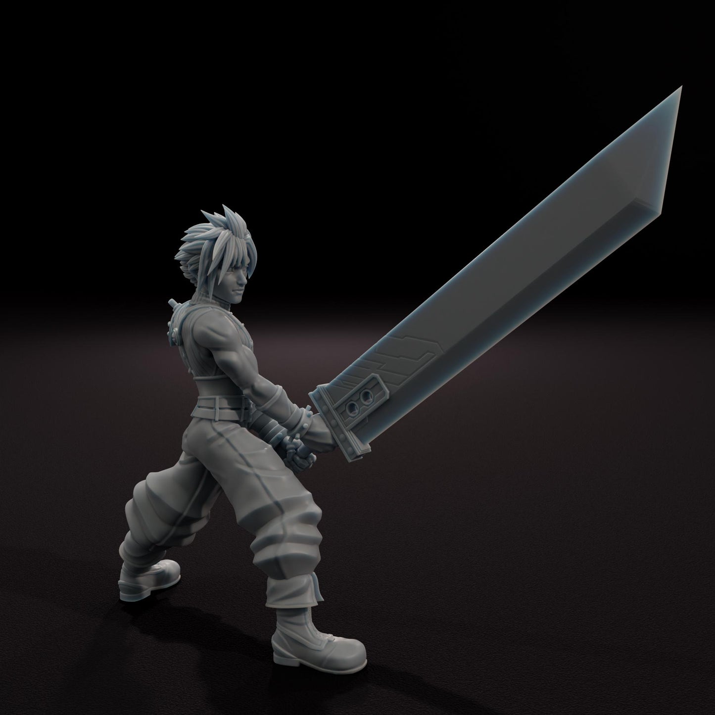 The Avalanche Mercenary -  32mm Scale Fantasy Tabletop RPG Miniature