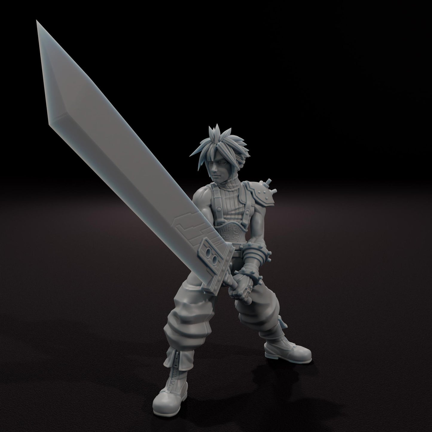 The Avalanche Mercenary -  32mm Scale Fantasy Tabletop RPG Miniature