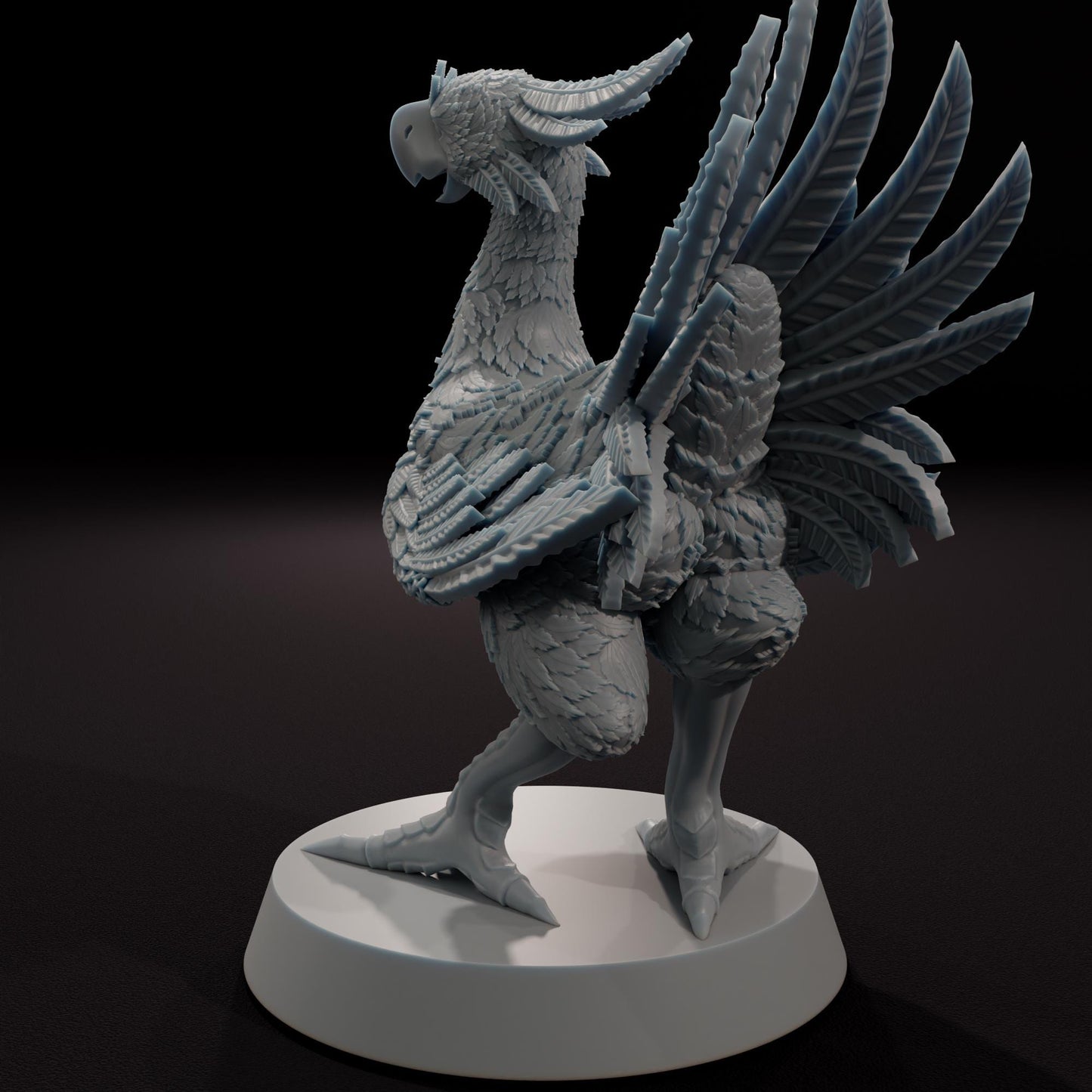 Giant Riding Bird -  32mm Scale Fantasy Tabletop RPG Miniature